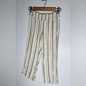 Madison Yellow and Blue Striped Pants size small